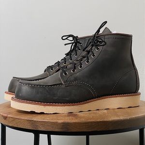 Red Wing 8890 Charcoal Rough and Tough Moc Toe